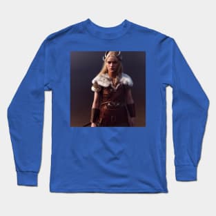 Viking Shield Maiden Long Sleeve T-Shirt
